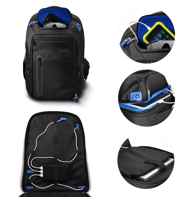 sling backpack with charger
