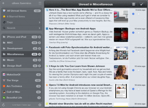 best mac rss reader