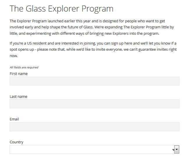 glass explorer