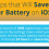 iOS 8 Tips To Get Better Battery Life {Infographic}
